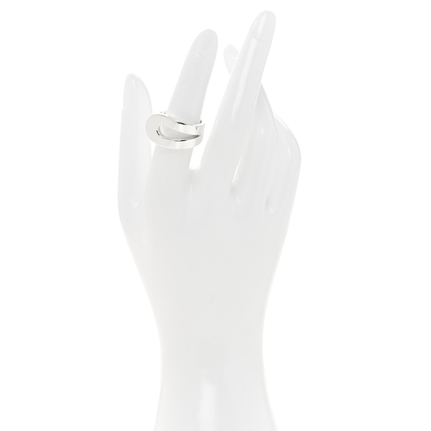 Tiffany Sterling Silver Out of Retirement Loop Ring 53 6.25 2 of 5
