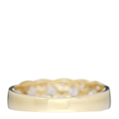 Tiffany 18K Yellow Gold Diamond Woven Band Ring 53 6.5 4 of 6