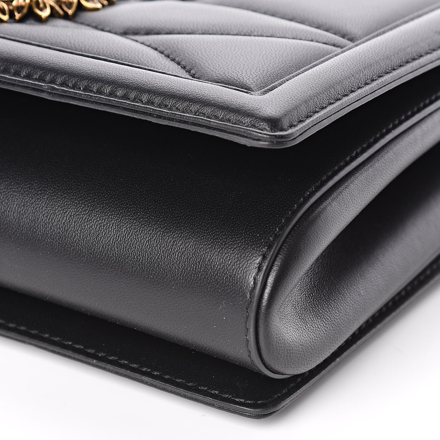Dolce & Gabbana Calfskin Large Devotion Crossbody Bag Black 9 of 10