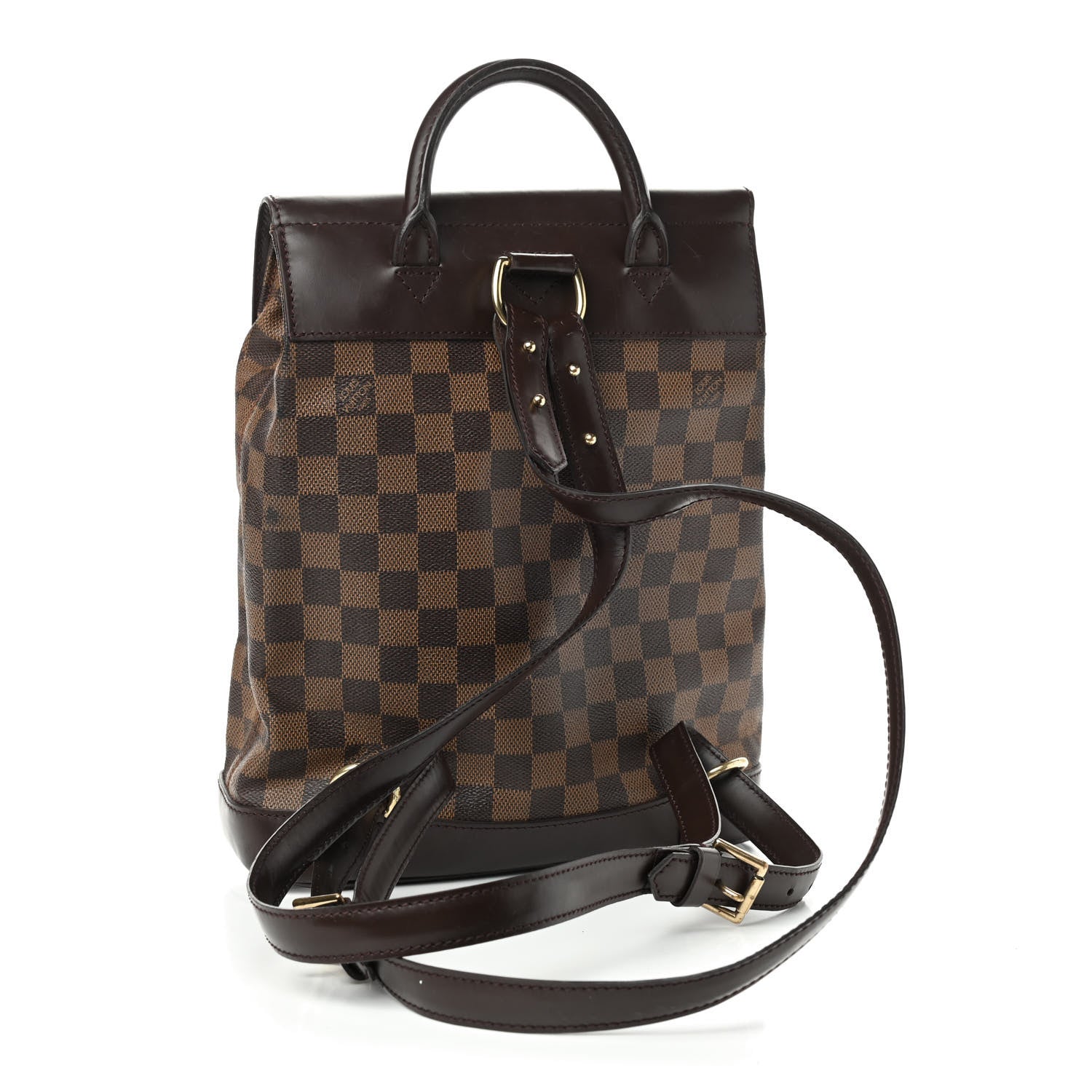 Louis Vuitton Damier Ebene Soho Backpack 3 of 10