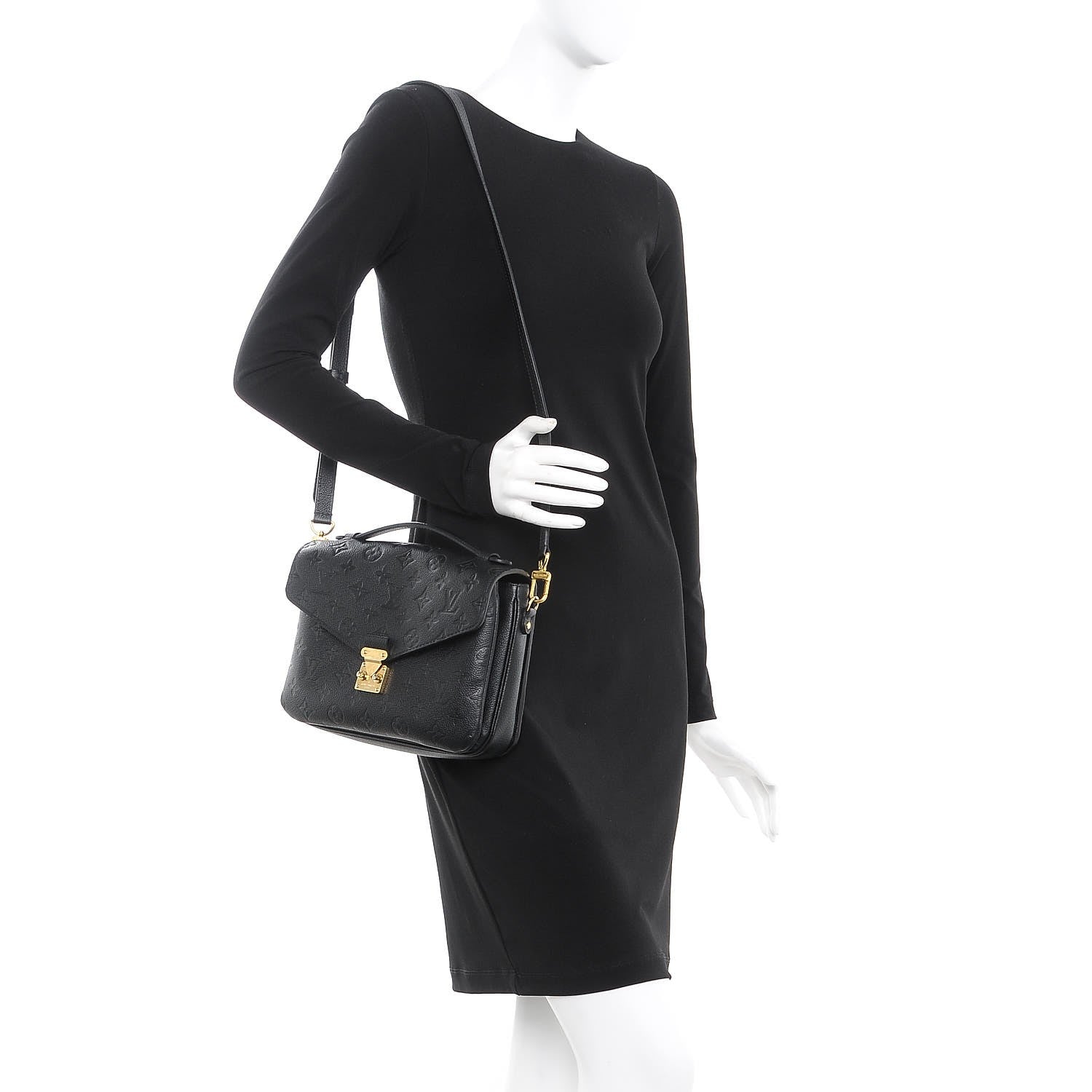 Louis Vuitton Empreinte Pochette Metis Black 2 of 8