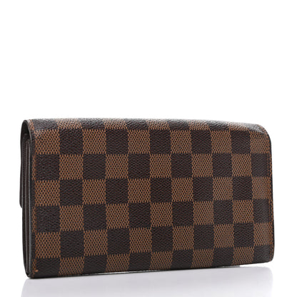 Louis Vuitton Damier Ebene Sarah Wallet 3 of 6