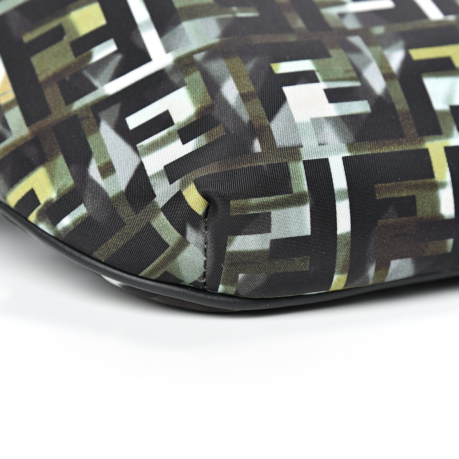Fendi Nylon CamouFF Belt Bag Black Multicolor 8 of 9
