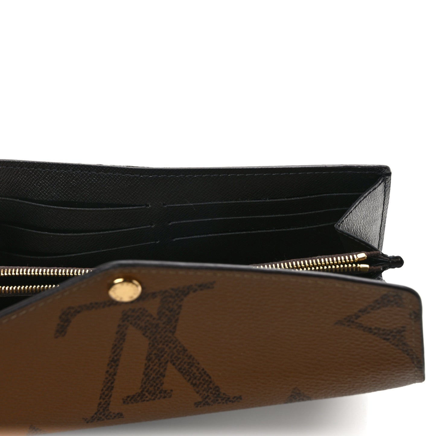 Reverse Monogram Giant Sarah Wallet