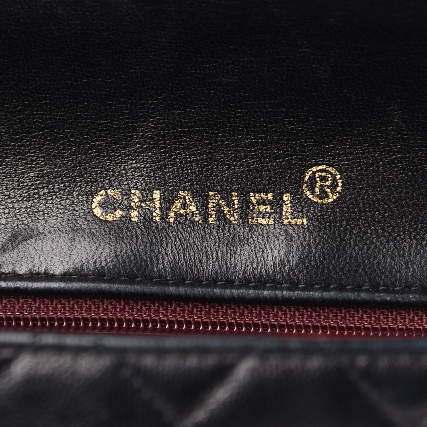 Chanel Lambskin Quilted Mini Square Flap Bag Black 6 of 11