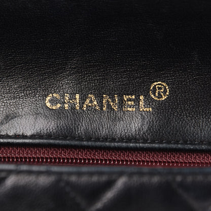 Chanel Lambskin Quilted Mini Square Flap Bag Black 6 of 11