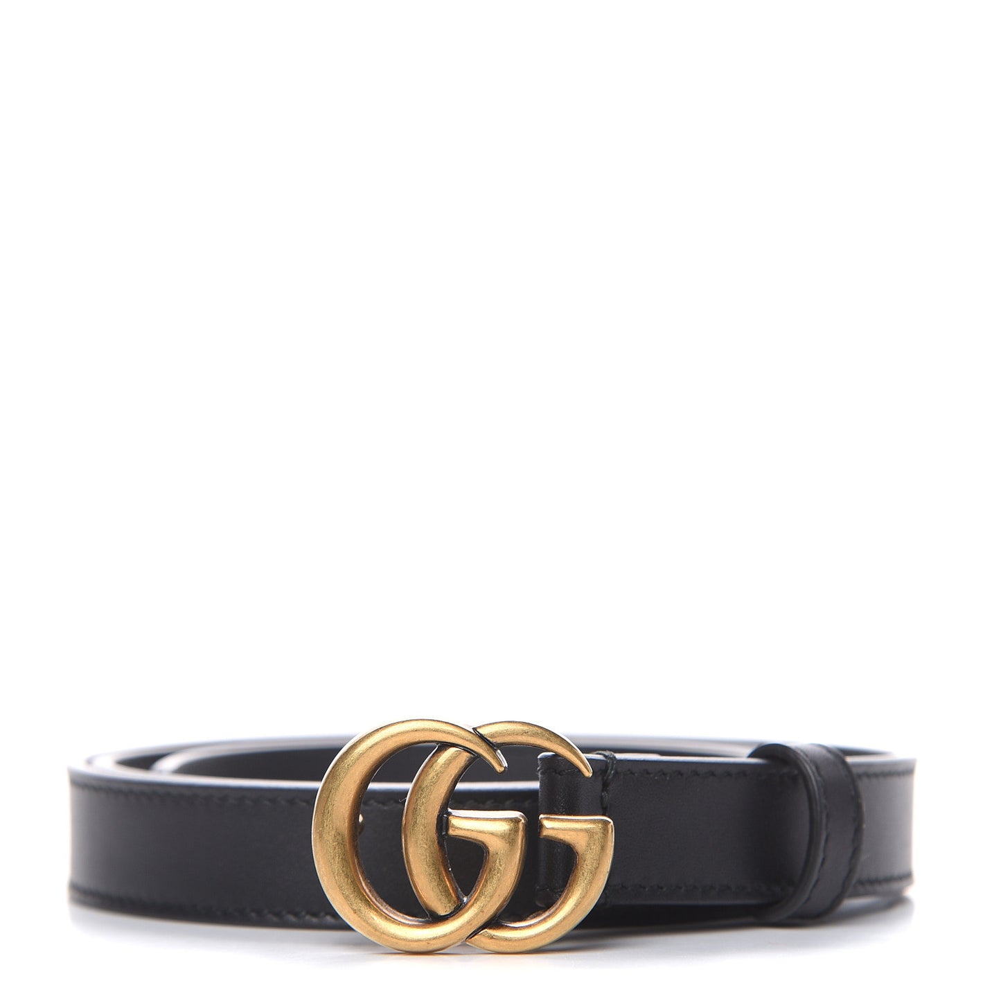 Calfskin Double G 20mm Belt 85 34 Black