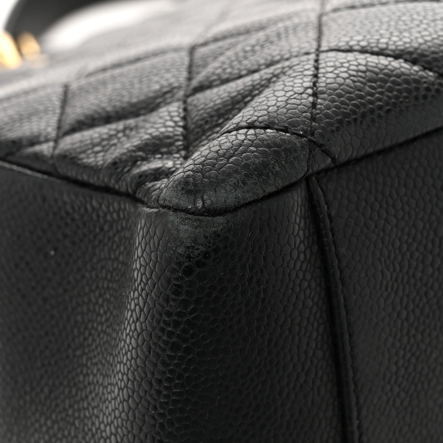 Chanel Caviar Quilted Grand Shopping Tote GST Black 12 of 12