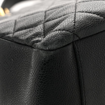 Chanel Caviar Quilted Grand Shopping Tote GST Black 12 of 12