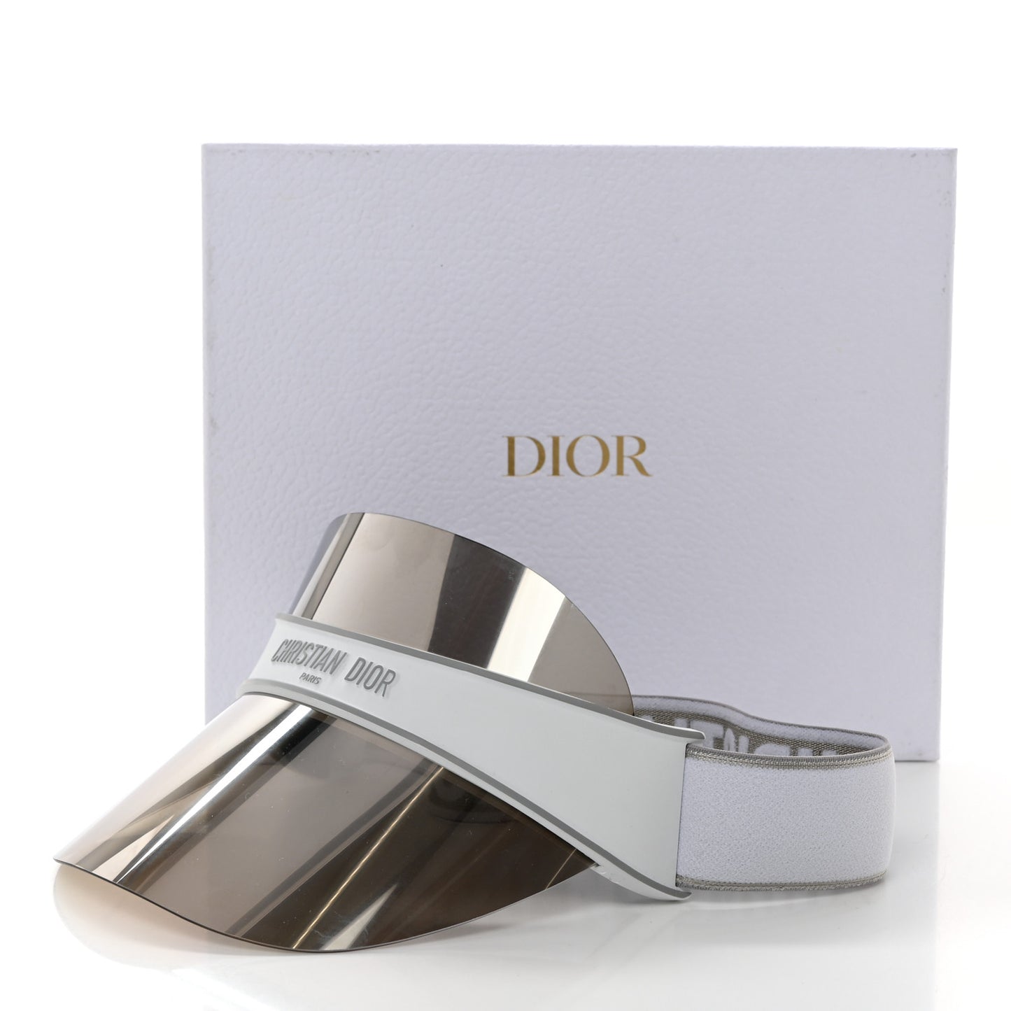 Mirrored DiorClub1 Sun Visor Grey