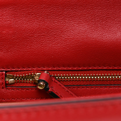 Valentino Garavani Vitello Medium Glam Lock Rockstud Flap Rubino 14 of 14
