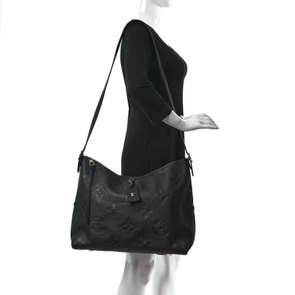 Louis Vuitton Empreinte Monogram Giant CarryAll MM Black 2 of 10
