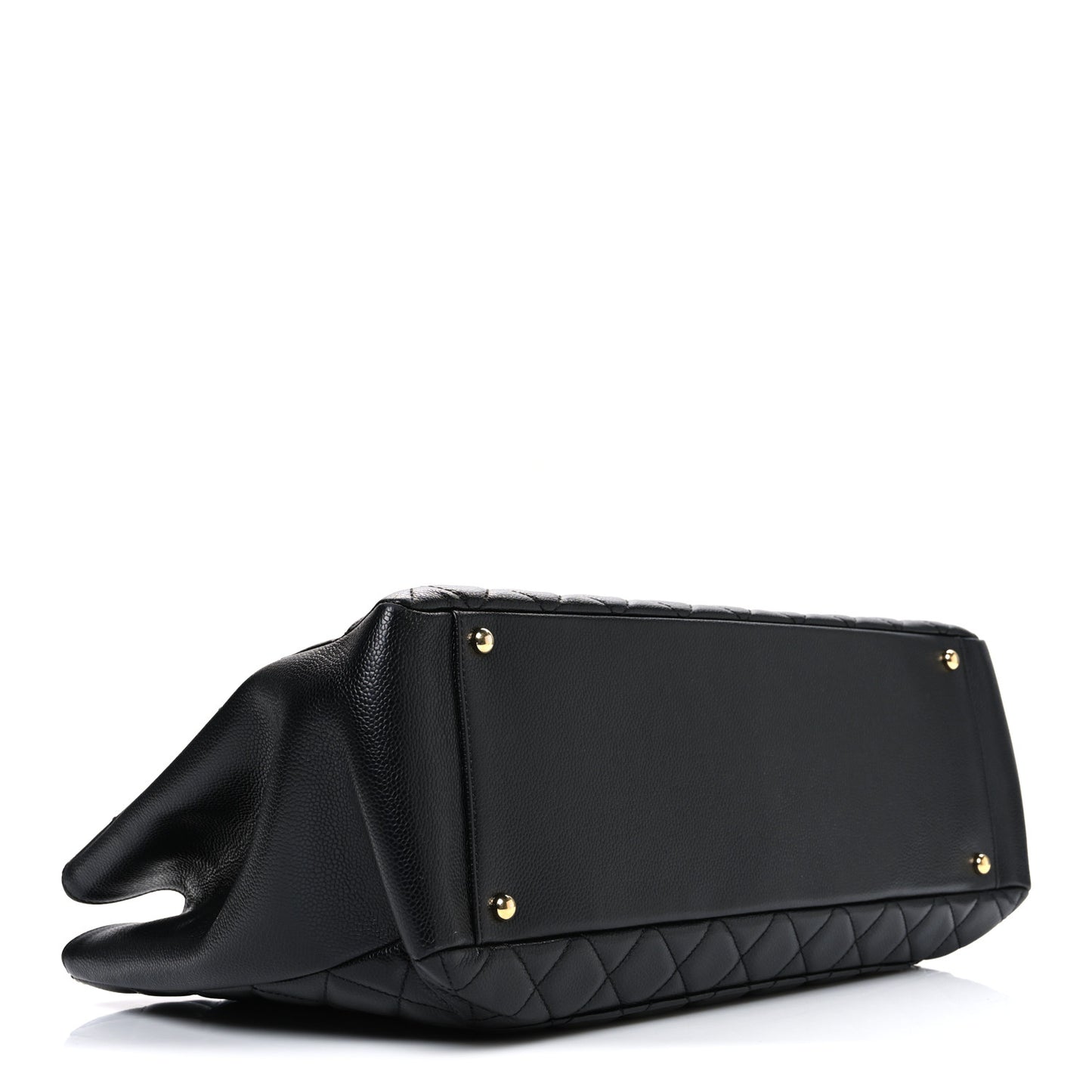 Caviar Quilted XL Grand Shopping Tote GST Black