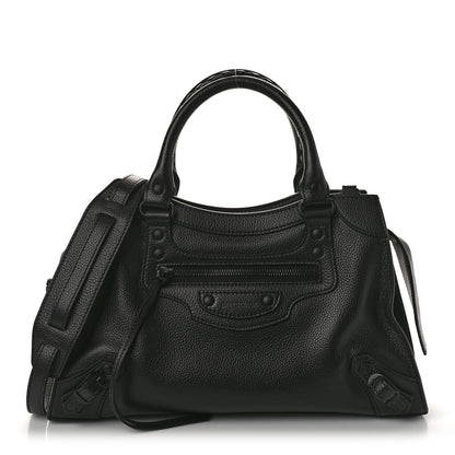 Balenciaga Grained Calfskin Neo Classic Black Hardware S City Black 1 of 10