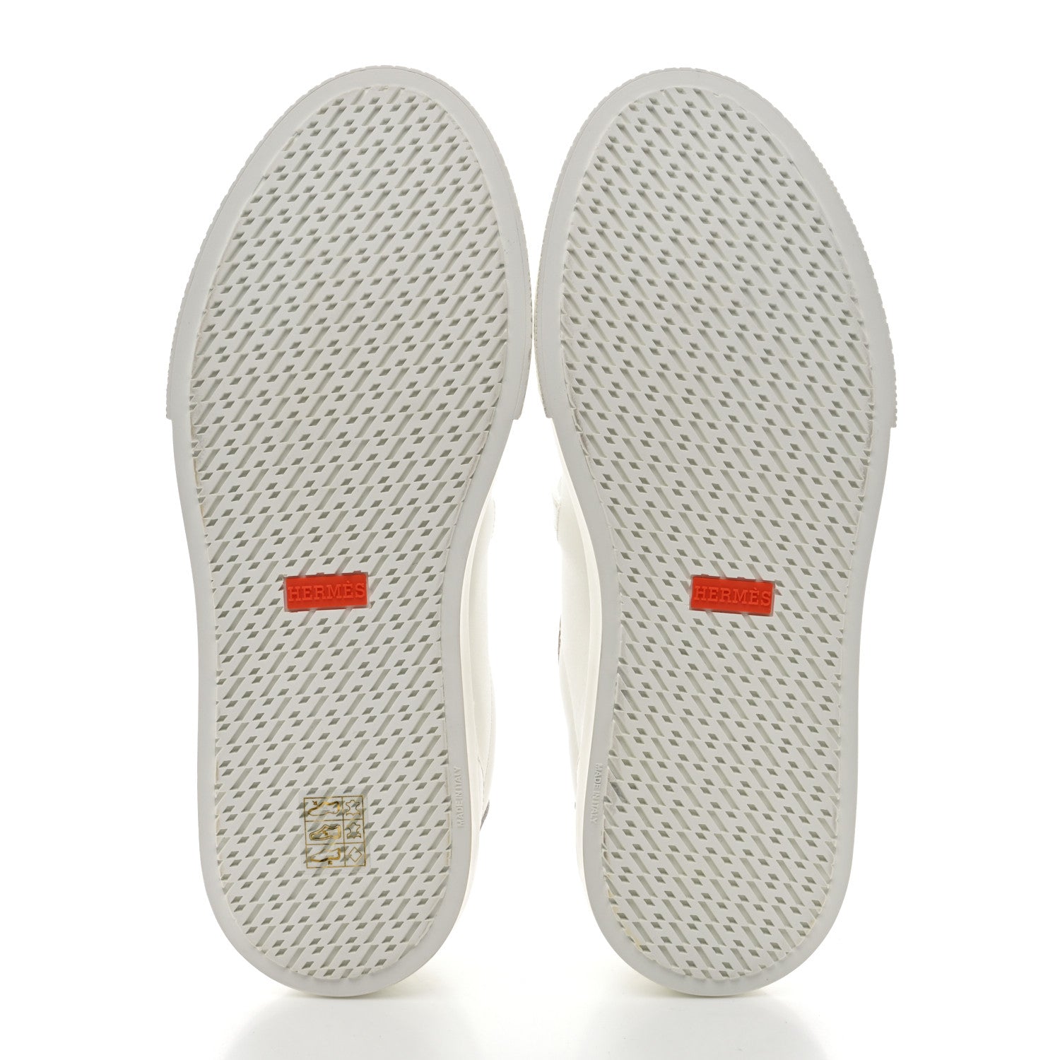 Hermes Calfskin Day Sneakers 40 White 6 of 11