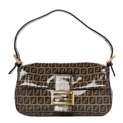 Fendi Vinyl Zucchino Baguette Tobacco 1 of 8