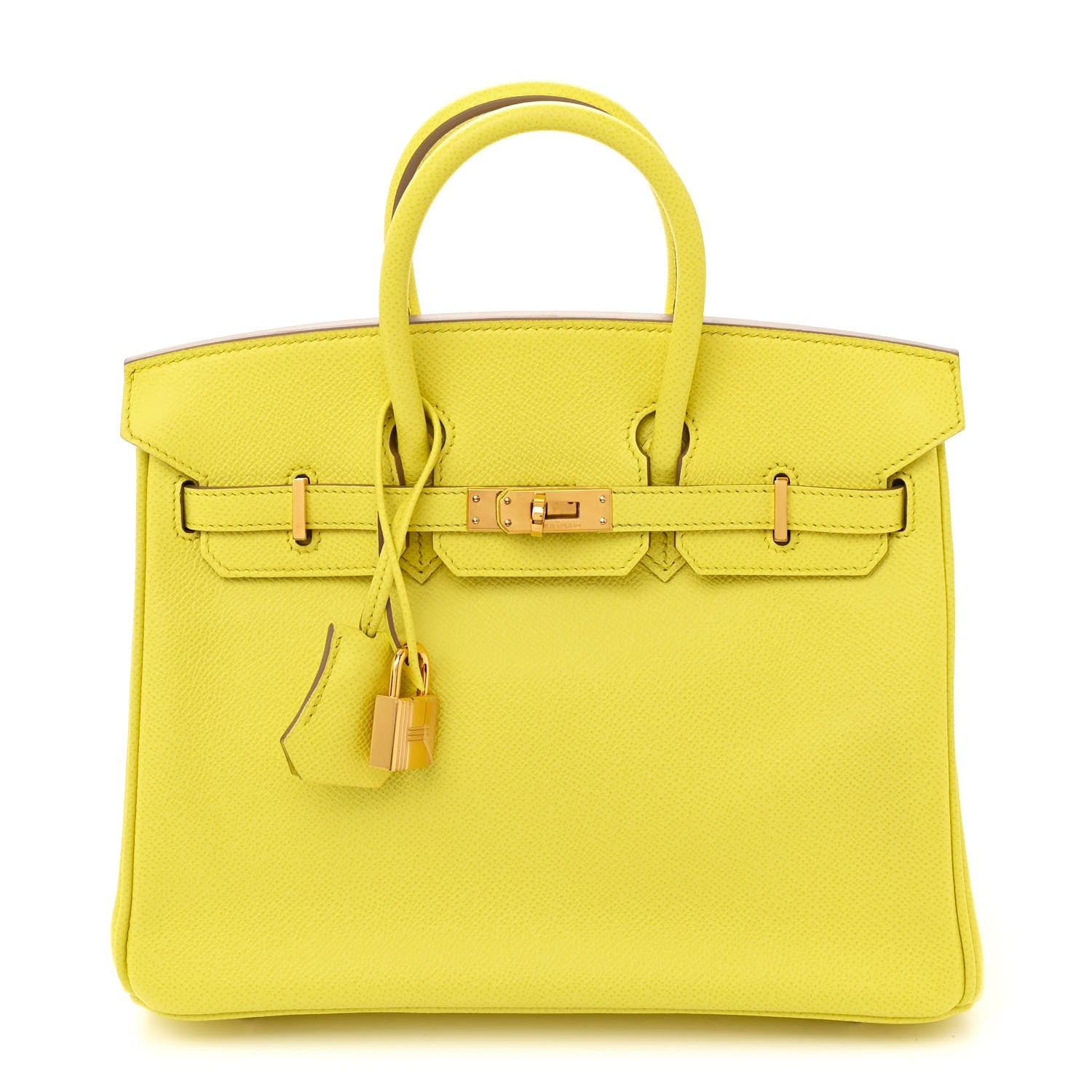 Hermes Epsom Birkin 25 Lime 1 of 11