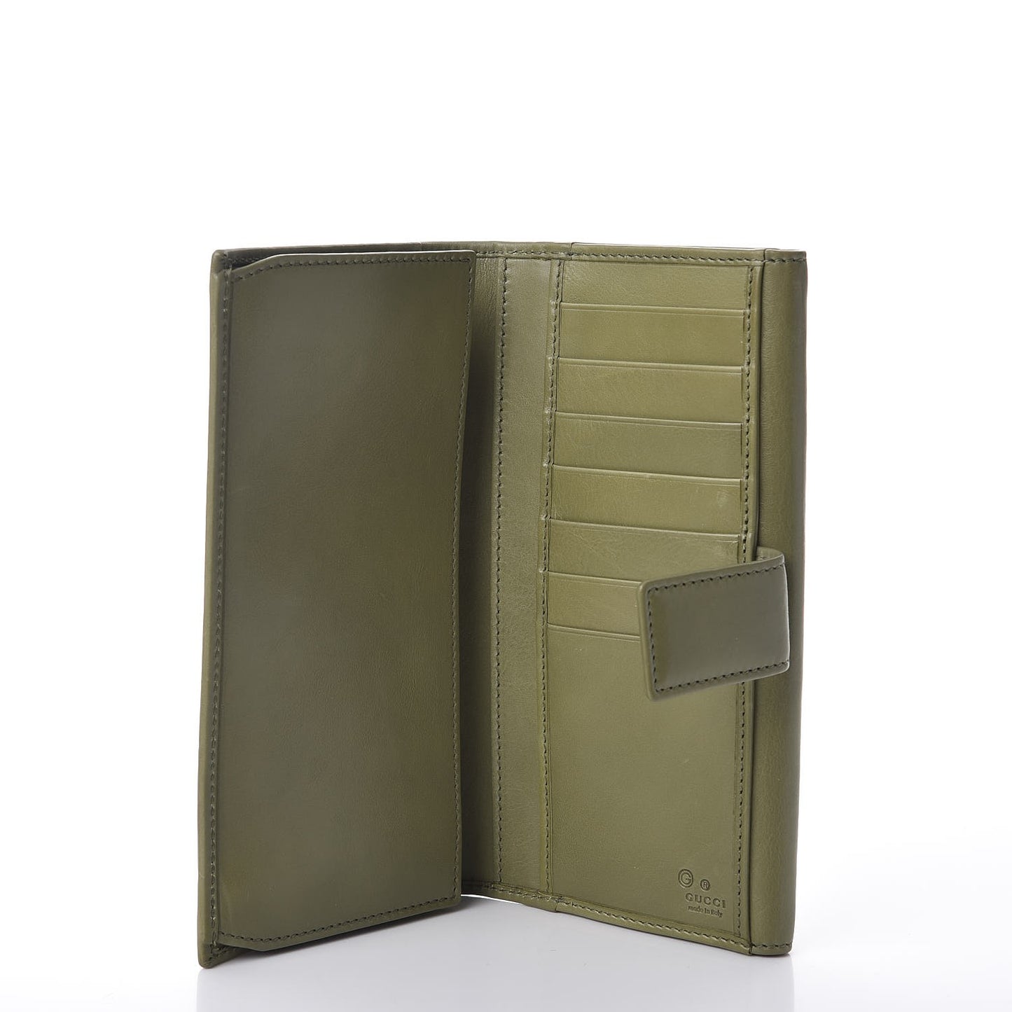 Calfskin Studded Blondie Continental Wallet Green