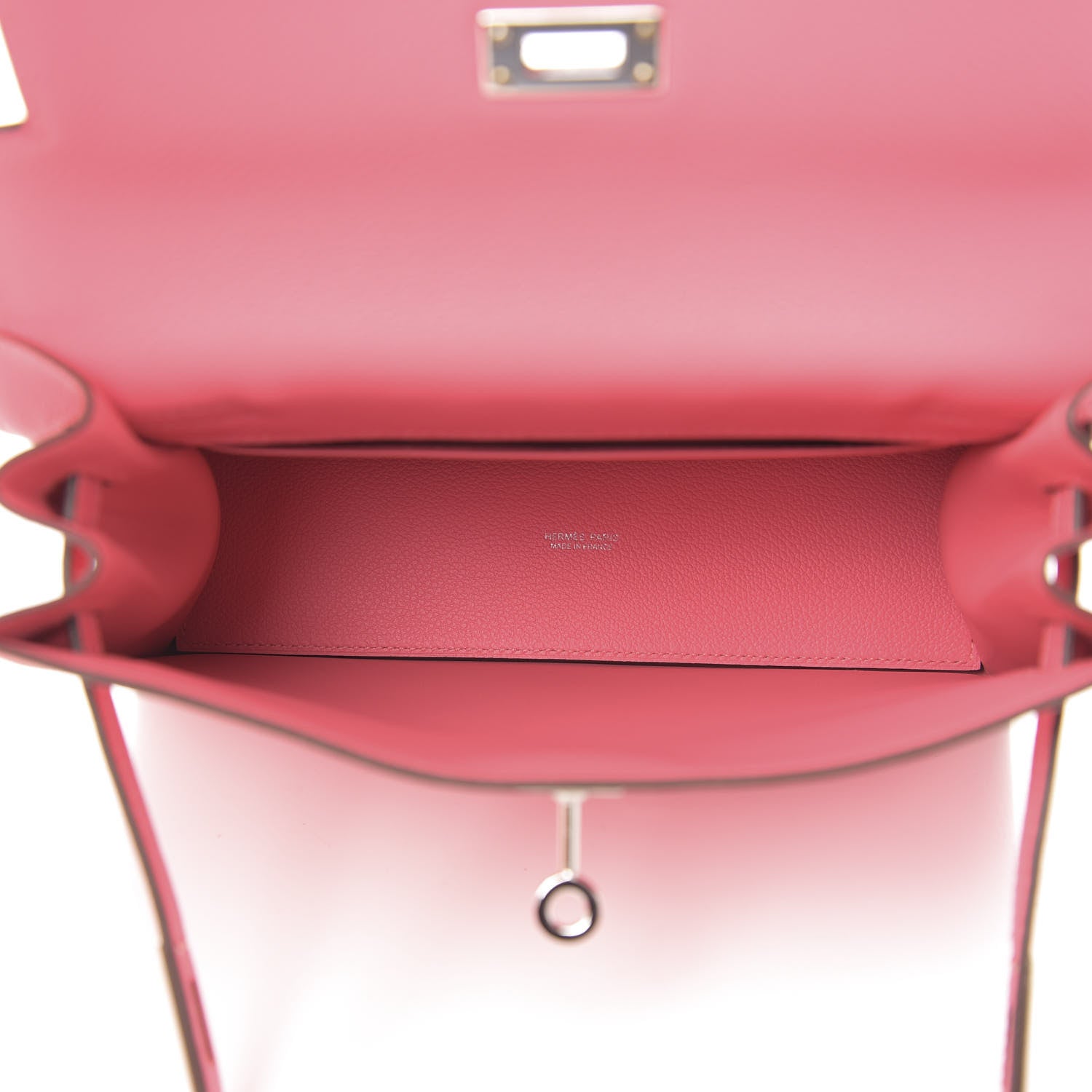Hermes Evercolor Kelly Danse II Belt Bag Rose Azalee 4 of 12