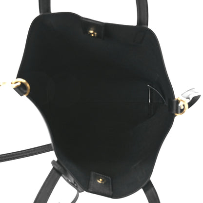 Saint Laurent Calfskin Toy Shopping Tote Black 5 of 12