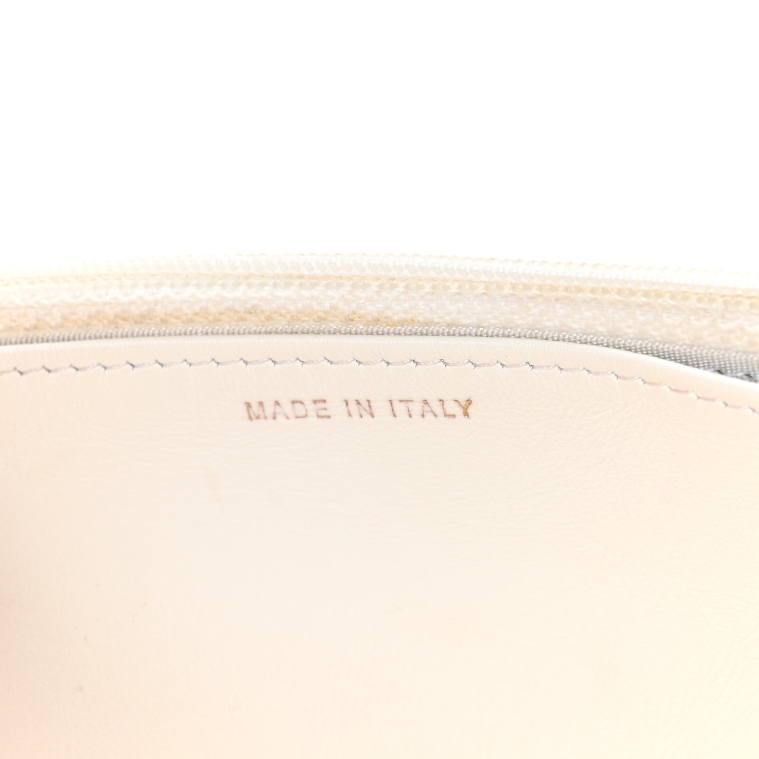 Chanel Caviar Quilted Boy Wallet On Chain WOC White 7 of 12