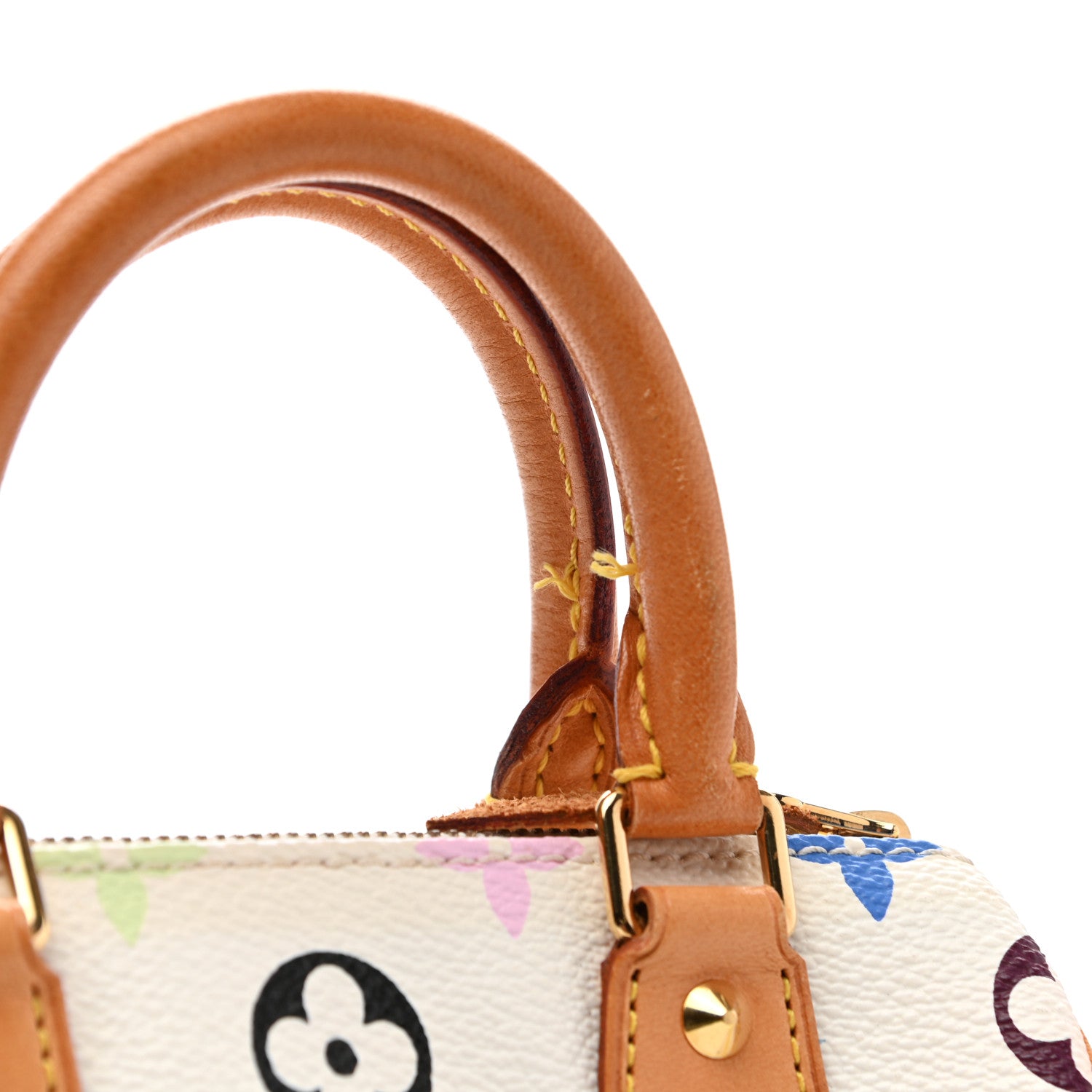 Louis Vuitton Monogram Multicolor Mini Sac HL Speedy White 10 of 11