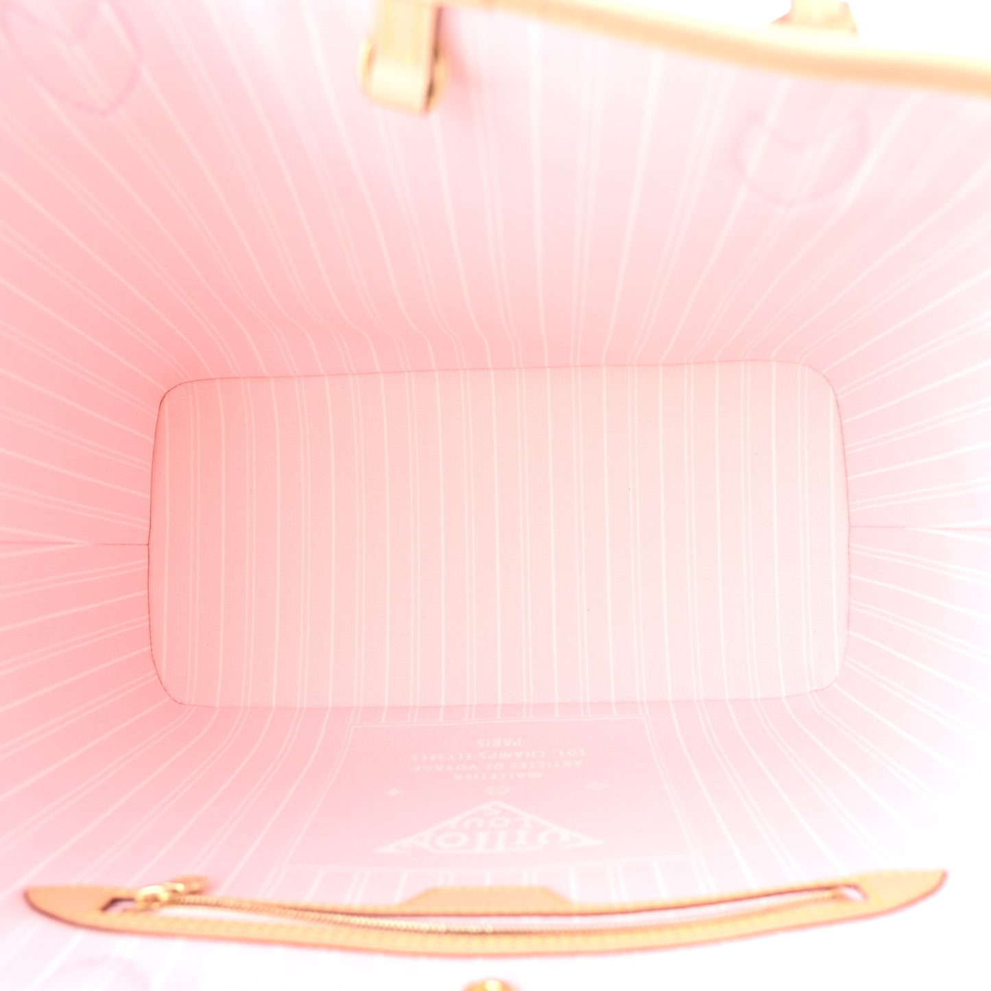 Monogram Giant By The Pool Neverfull MM Light Pink