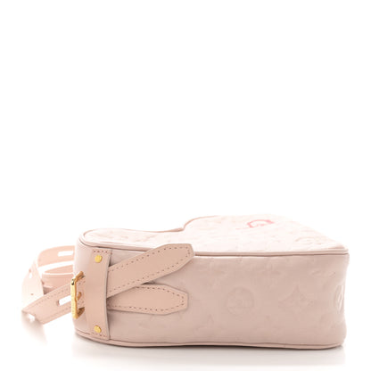 Louis Vuitton Lambskin Embossed Monogram Fall In Love Sac Coeur Light Pink 4 of 9