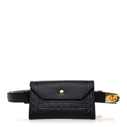 Hermes Epsom Quadrige Kelly Pocket 18 Belt Black 2 of 6