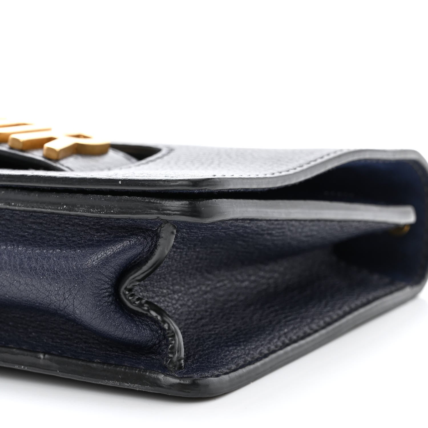 Christian Dior Grained Calfskin J'Adior Chain Flap Bag Blue 10 of 14