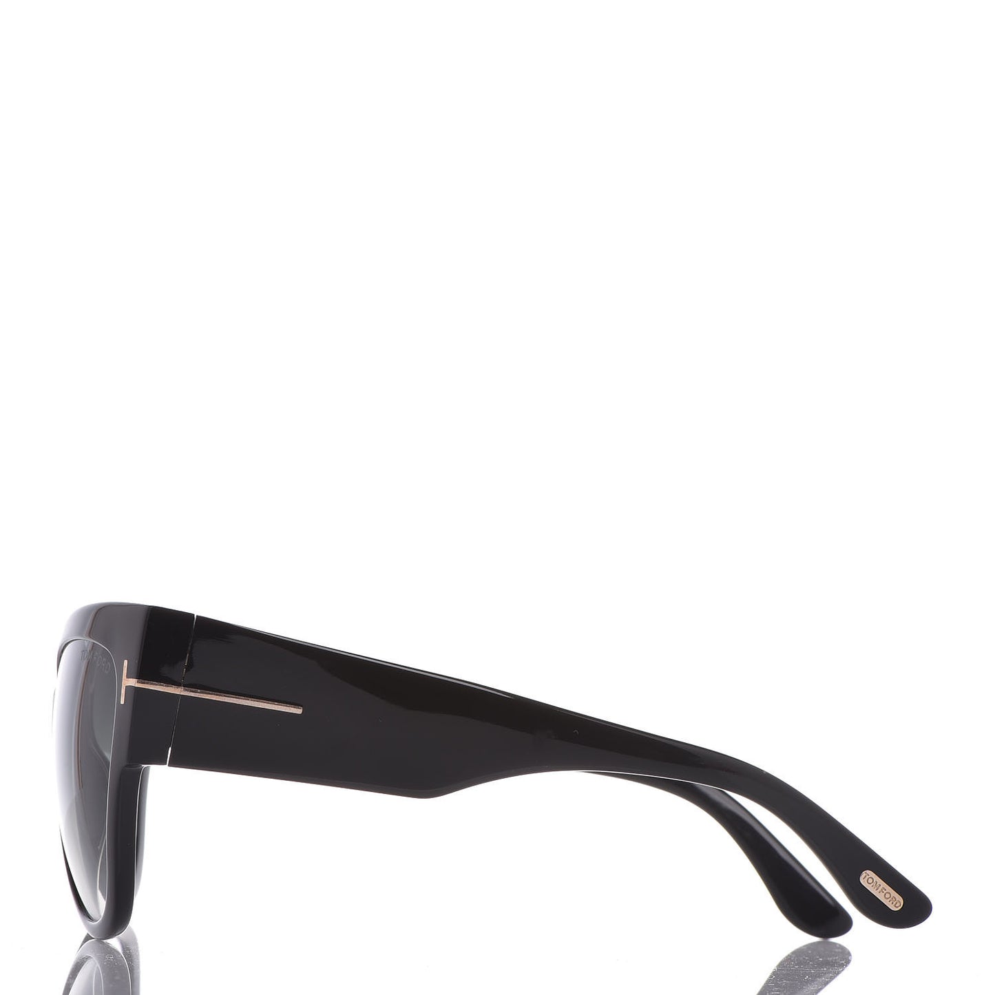 Acetate Anoushka Cat Eye Sunglasses TF371 Black