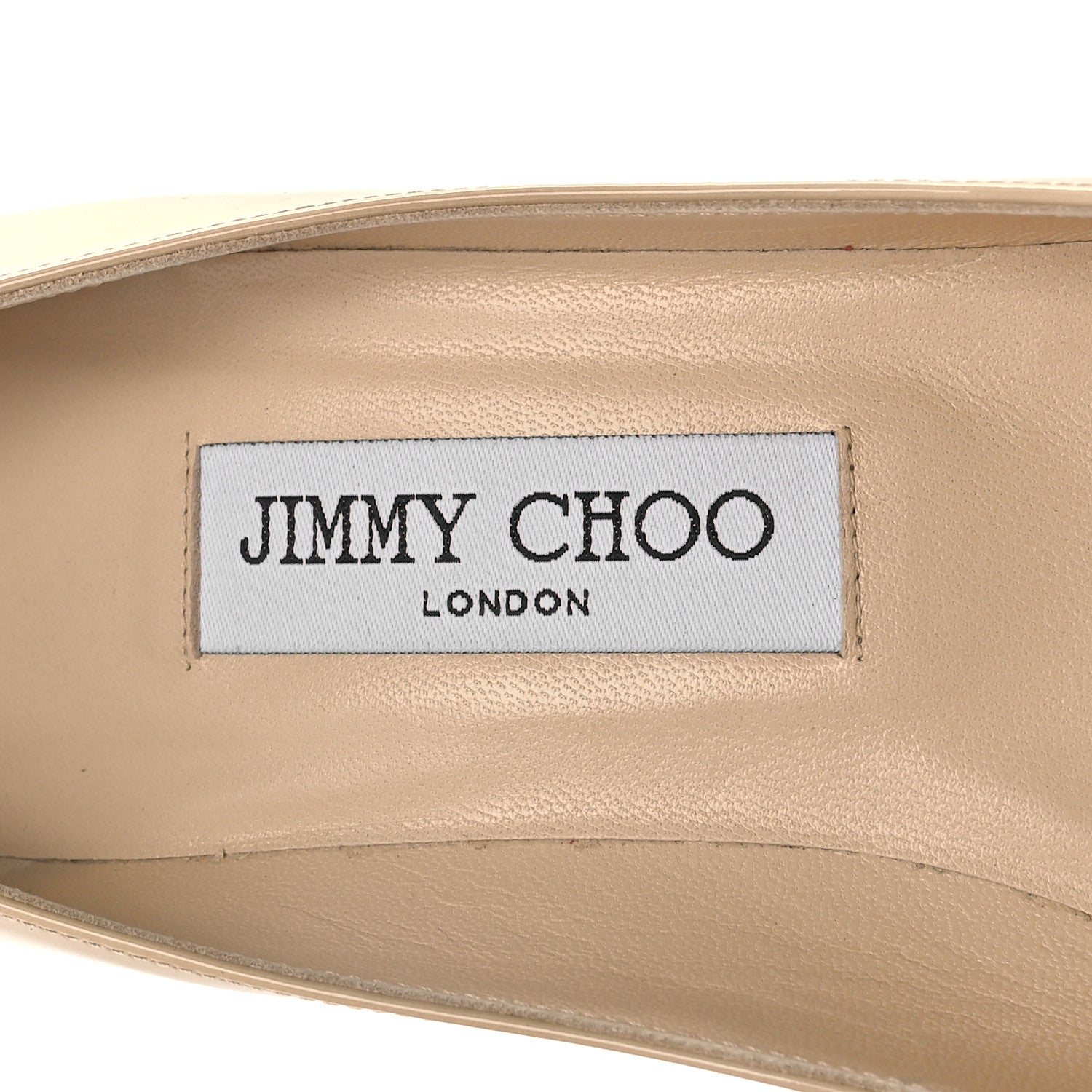 Jimmy Choo Patent Agnes 85 Pumps 36.5 Nude 9 of 9