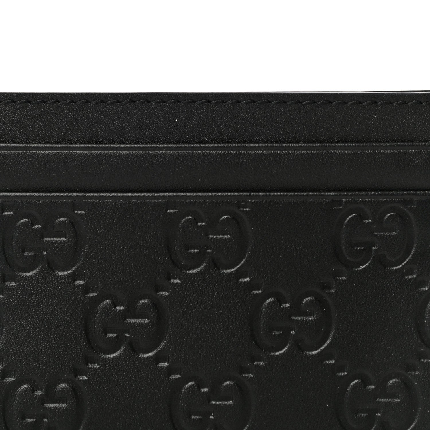 Gucci Guccissima Card Holder Black 7 of 9