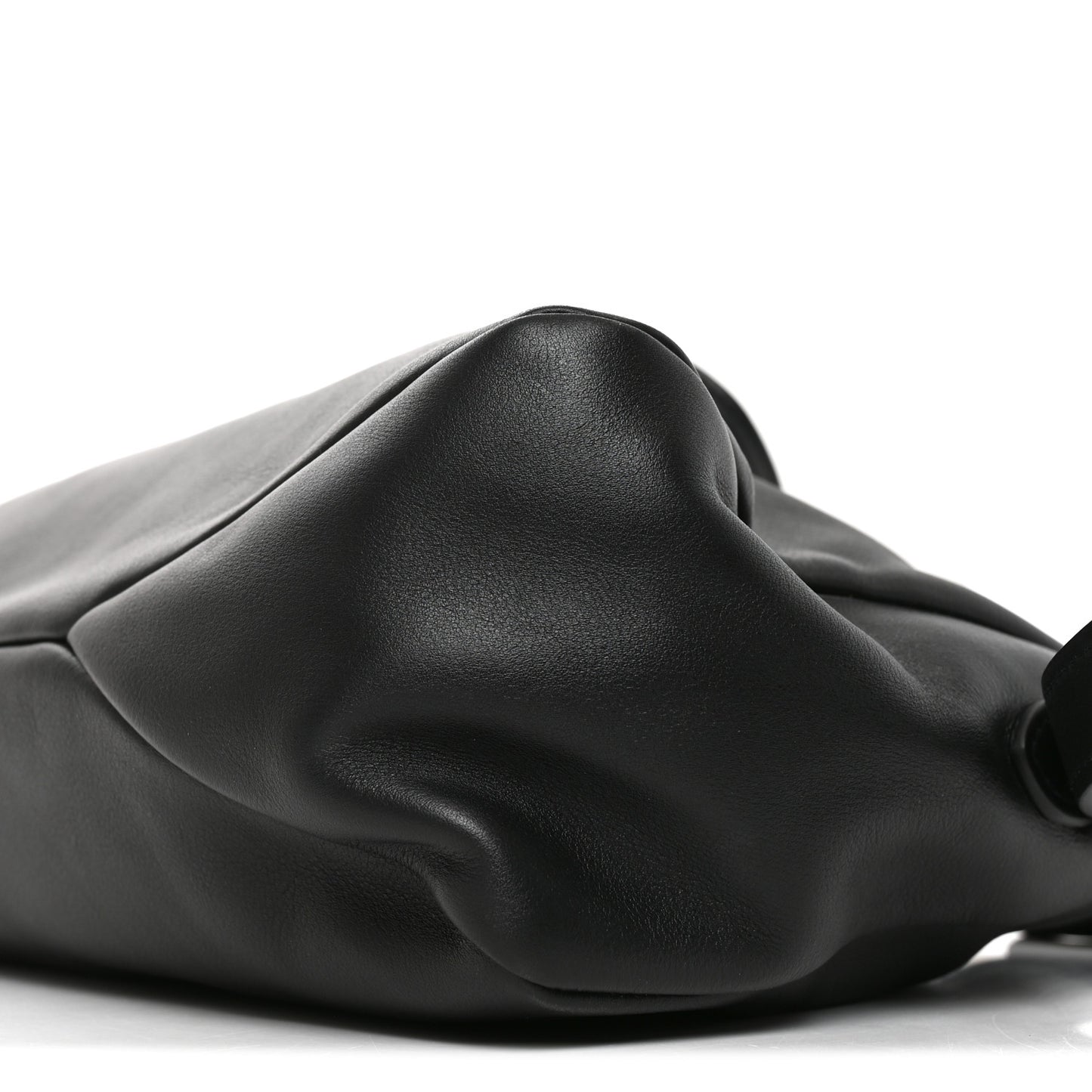 Soft Calfskin Large Aimee Shoulder Bag Black