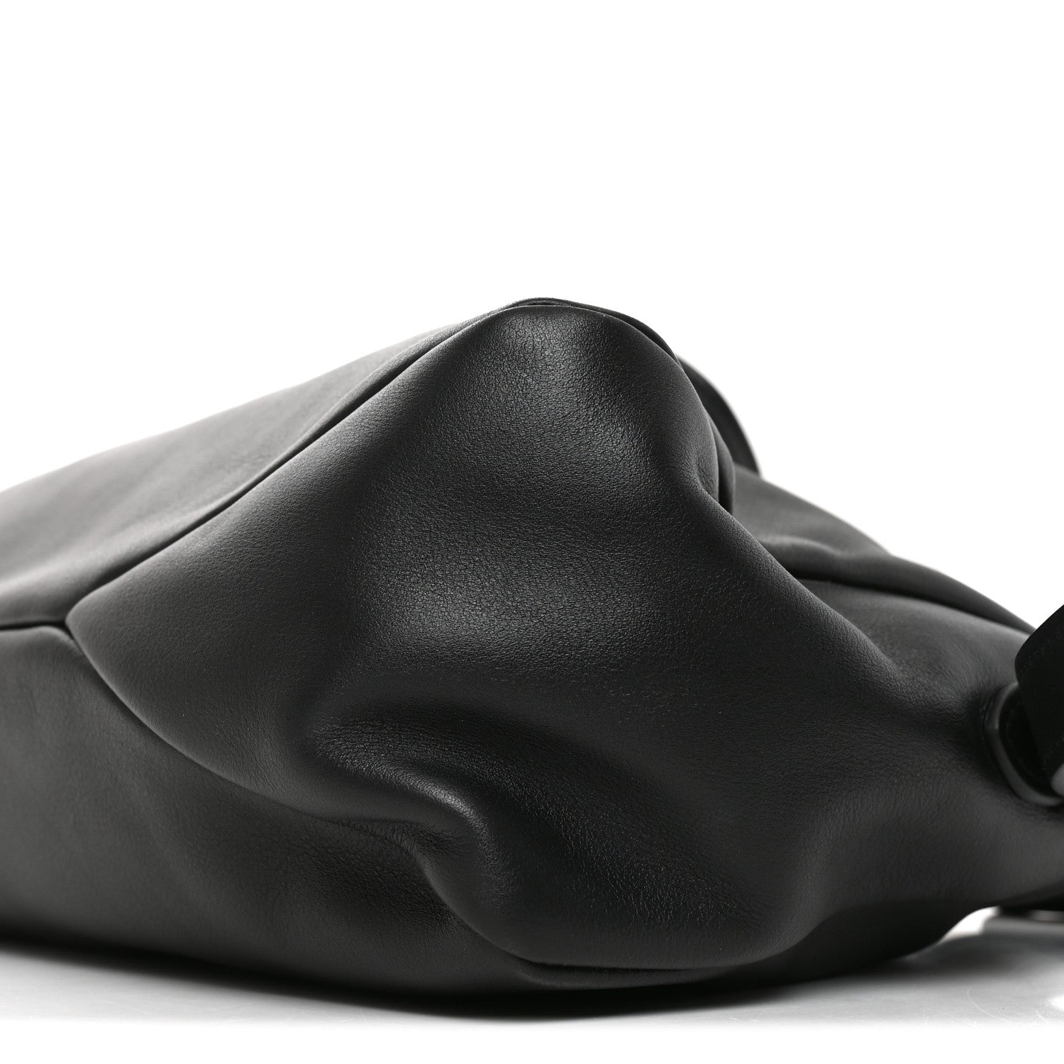 Prada Soft Calfskin Large Aimee Shoulder Bag Black 8 of 8