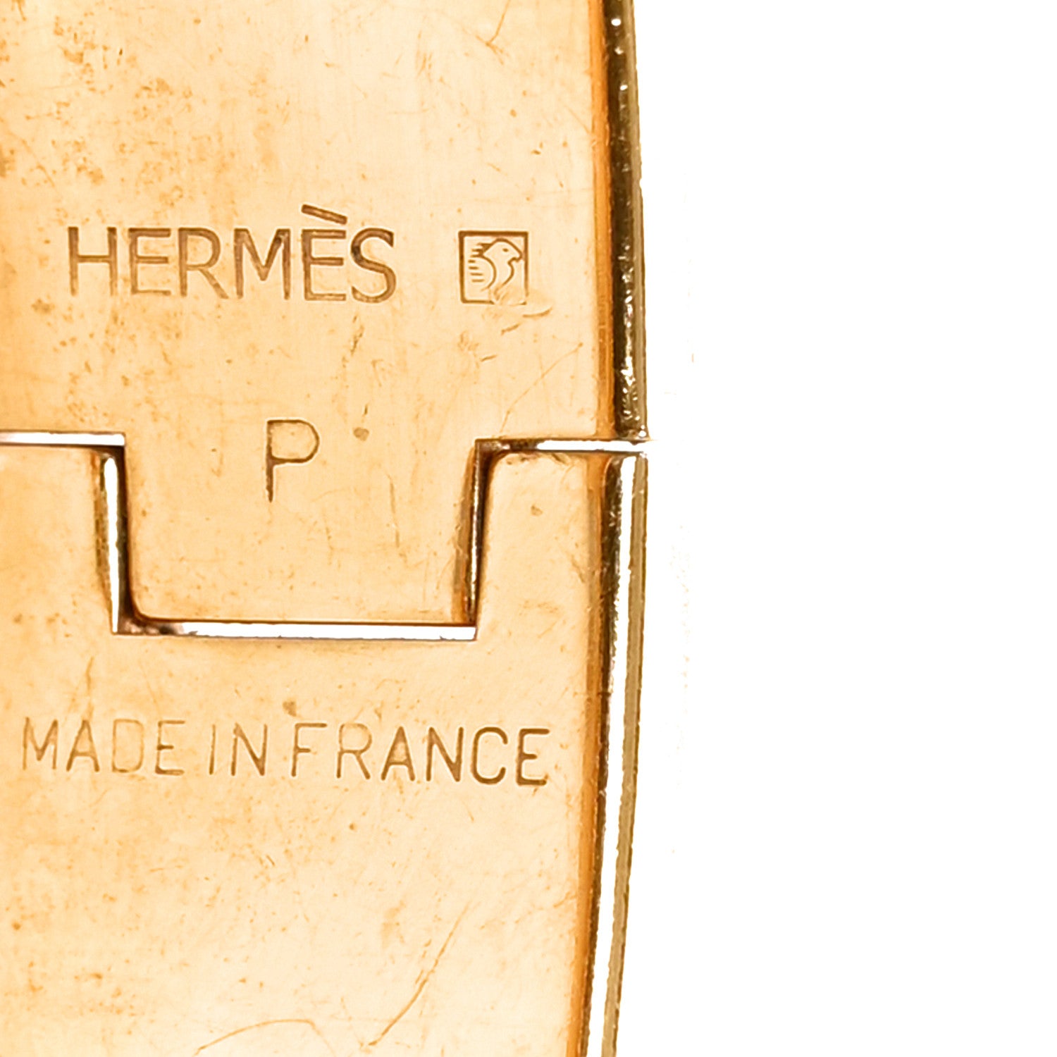 Hermes Enamel Narrow Clic Clac H Bracelet PM Orange 4 of 4