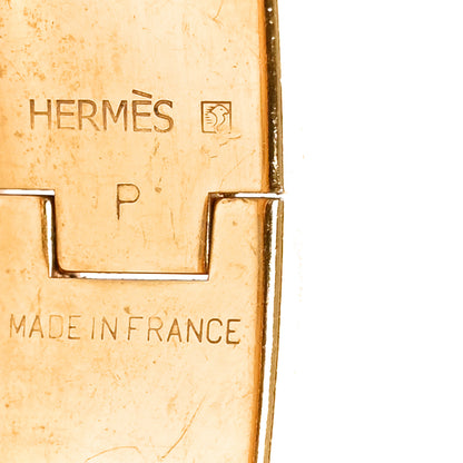 Hermes Enamel Narrow Clic Clac H Bracelet PM Orange 4 of 4