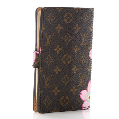 Louis Vuitton Monogram Cherry Blossom Carnet de Bal Mini Agenda Cover Brown 3 of 8