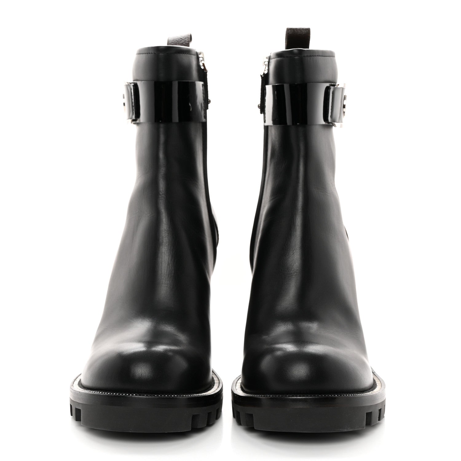 Louis Vuitton Calfskin Star Trail Ankle Boots 41 Black 2 of 14