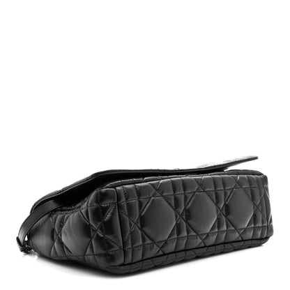 Christian Dior Calfskin Macrocannage Large Caro Bag Black 4 of 10