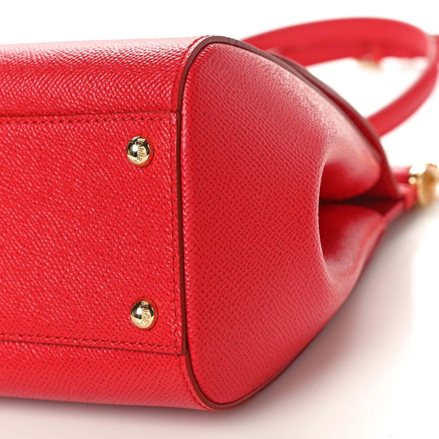 DOLCE GABBANA Dauphine Medium Miss Sicily Satchel Dark Red