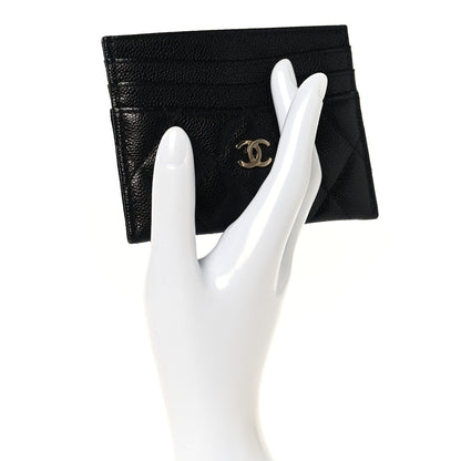 Chanel Caviar Quilted Multi Card Holder Black 2 of 9