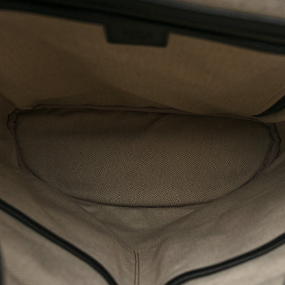 MCM Canvas Nappa Cubic Monogram Brandenburg Backpack Black White 5 of 11