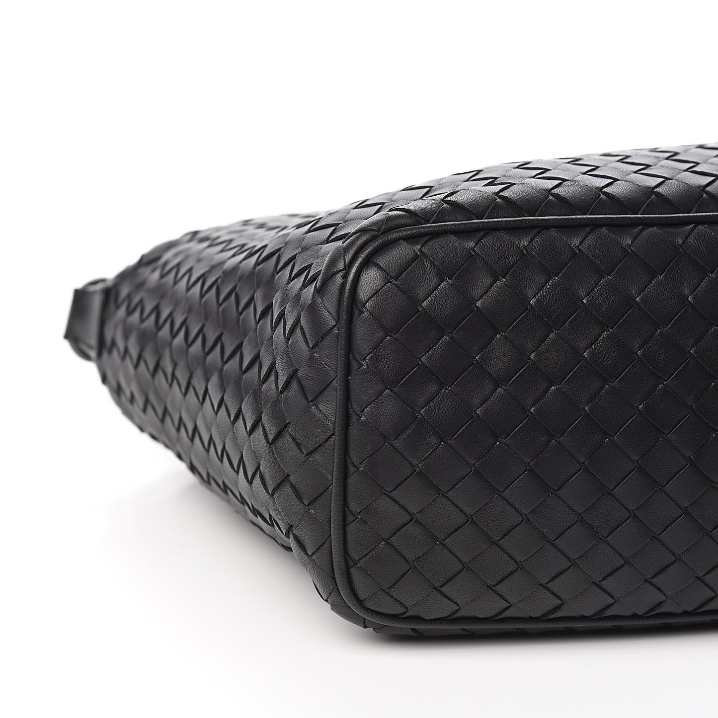 Nappa Intrecciato Small Shoulder Bag Black