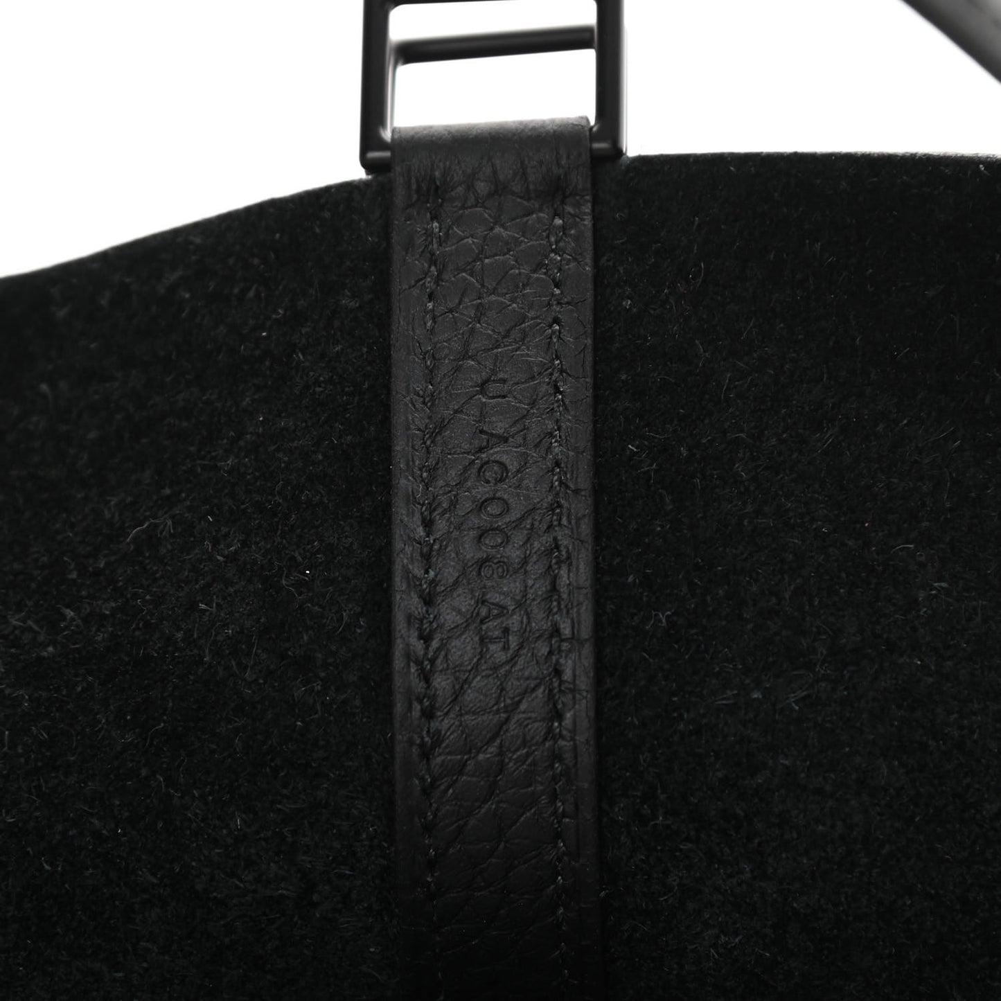 Taurillon Clemence Monochrome Picotin Lock 18 PM Black