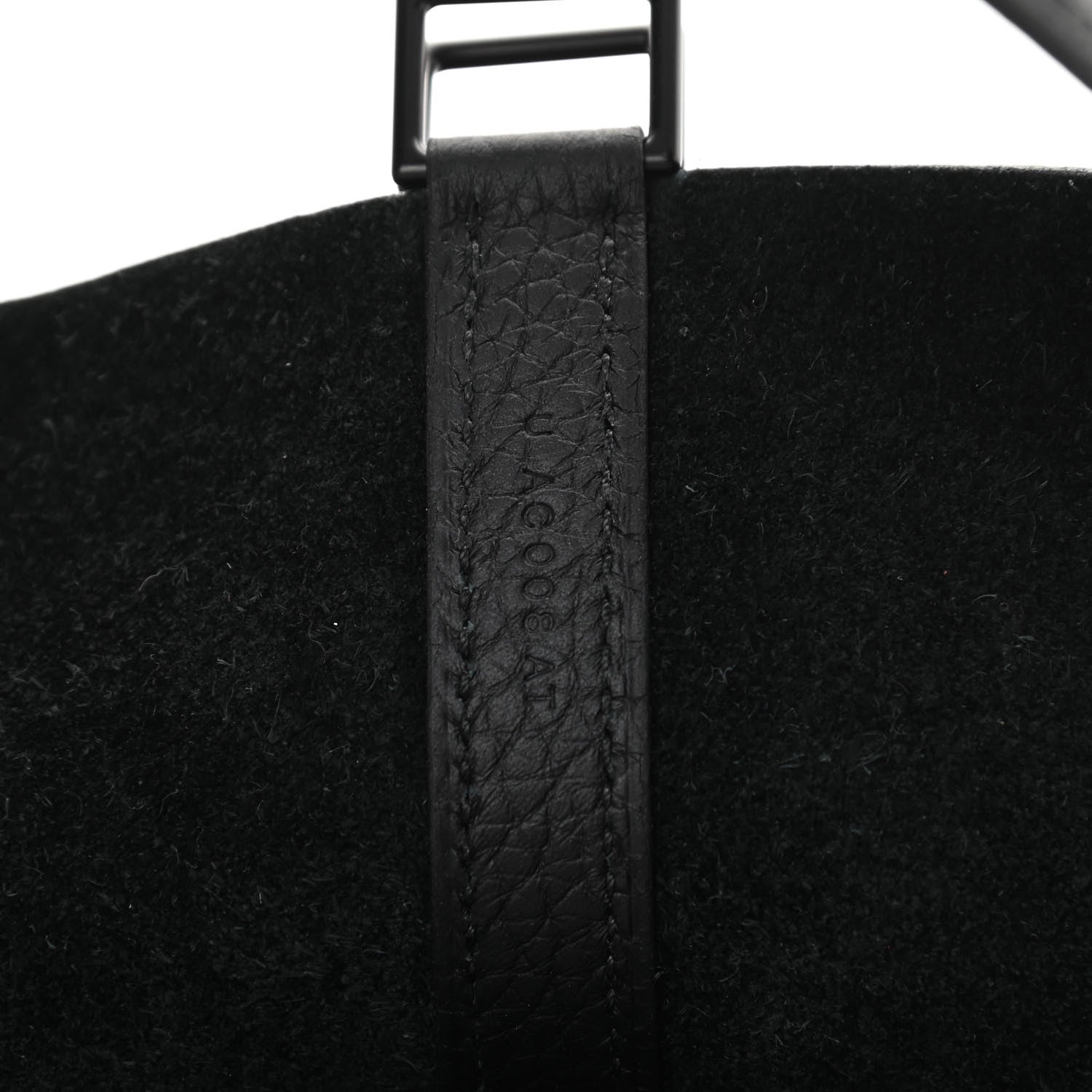 Hermes Taurillon Clemence Monochrome Picotin Lock 18 PM Black 7 of 12