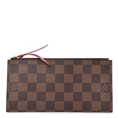 Louis Vuitton Damier Ebene Felicie Chain Wallet Zippered Insert 1 of 6
