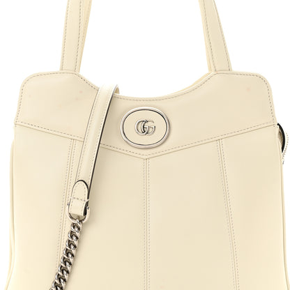 Gucci Senna Calfskin Petite GG Tote Bag Mystic White 8 of 17