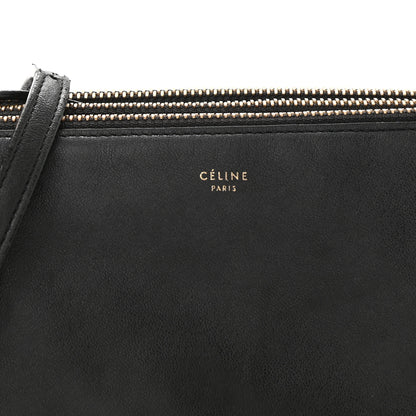 Celine Lambskin Small Trio Crossbody Bag Black 9 of 13