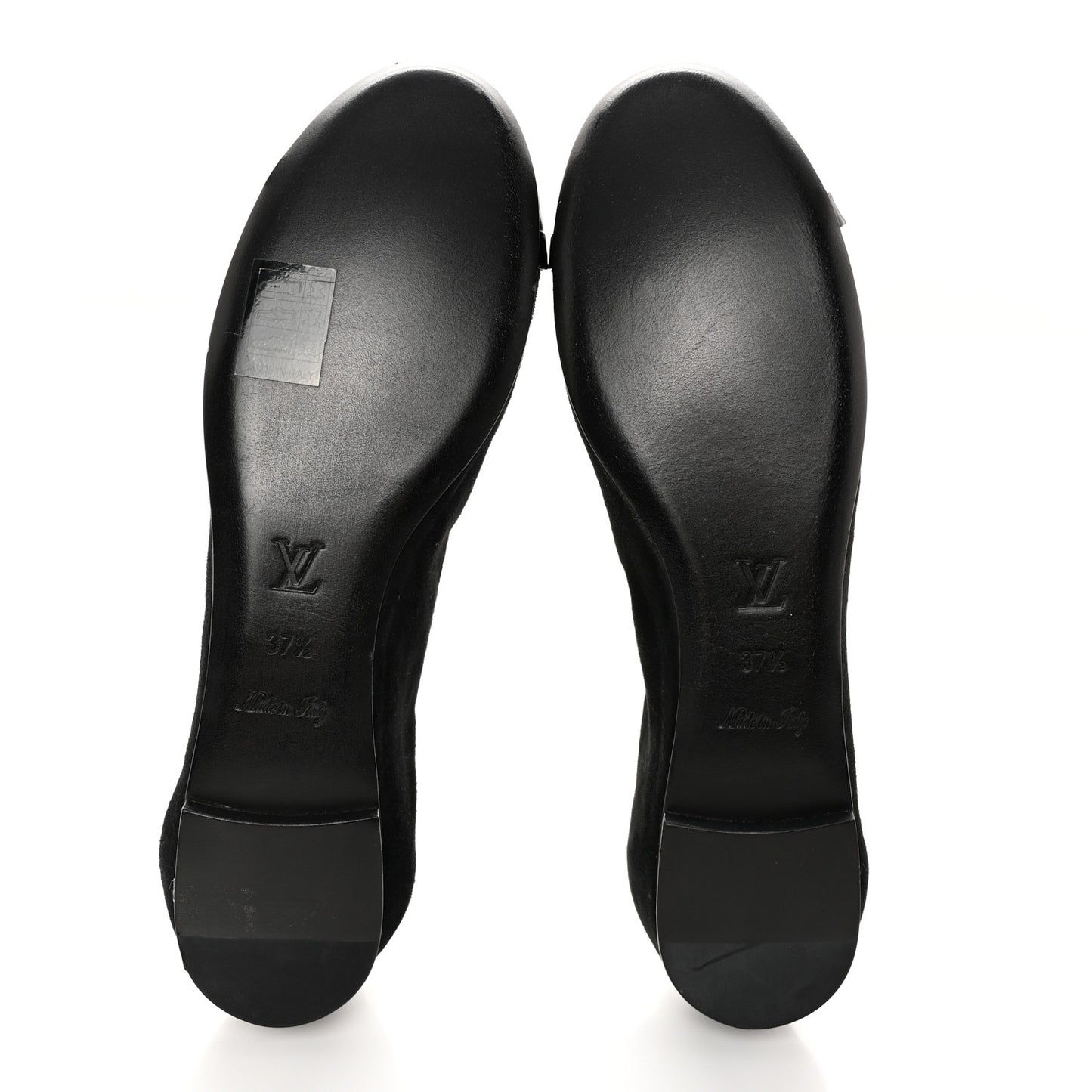 Patent Suede Elba Ballerina Flats 37.5 Black